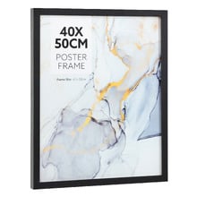 Black Kyra Poster Frames (Set of 2)